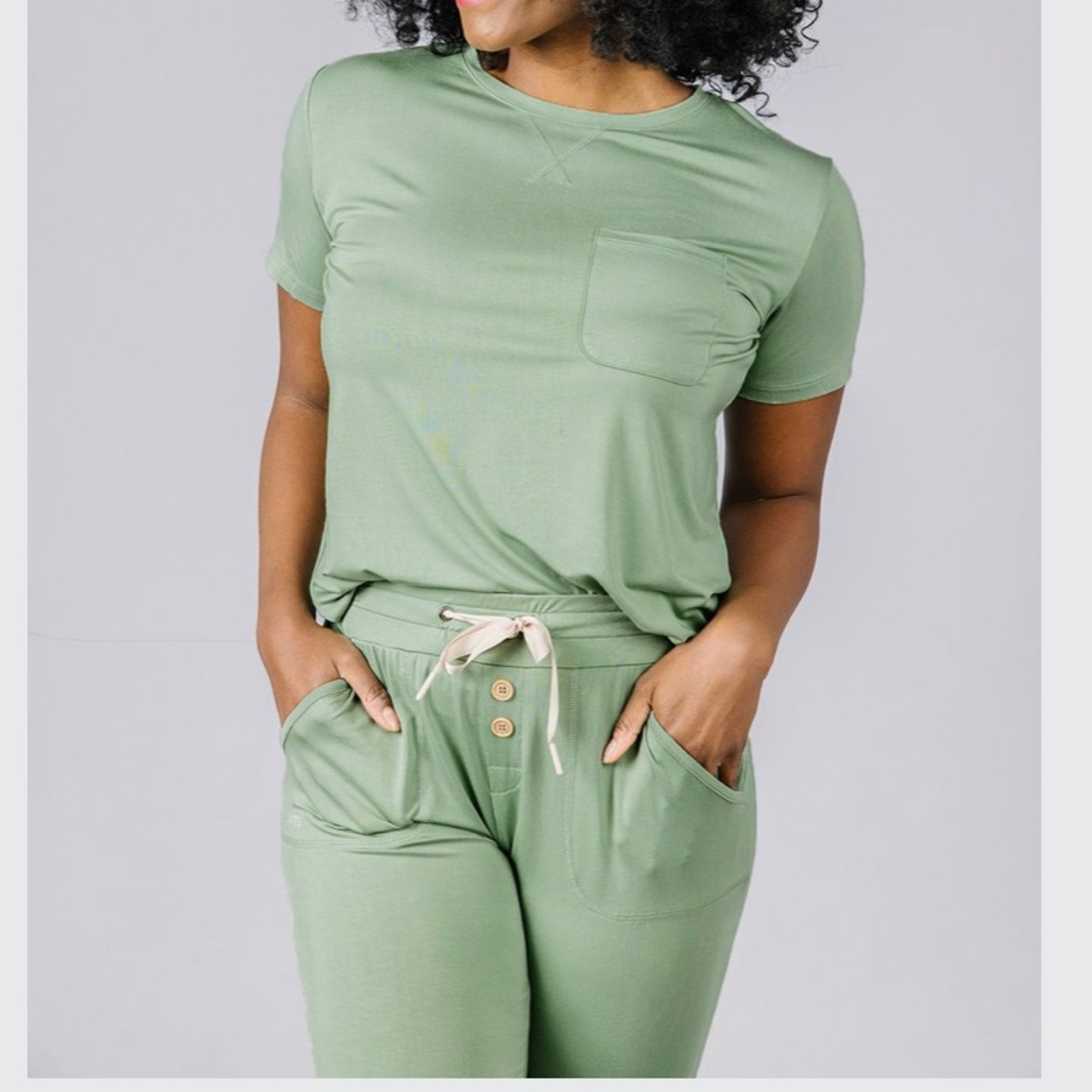 LATES by Kate green hedge pajama set